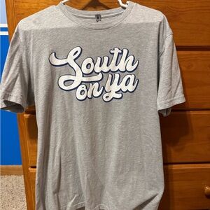 Gray Graphic Tee - South on Ya